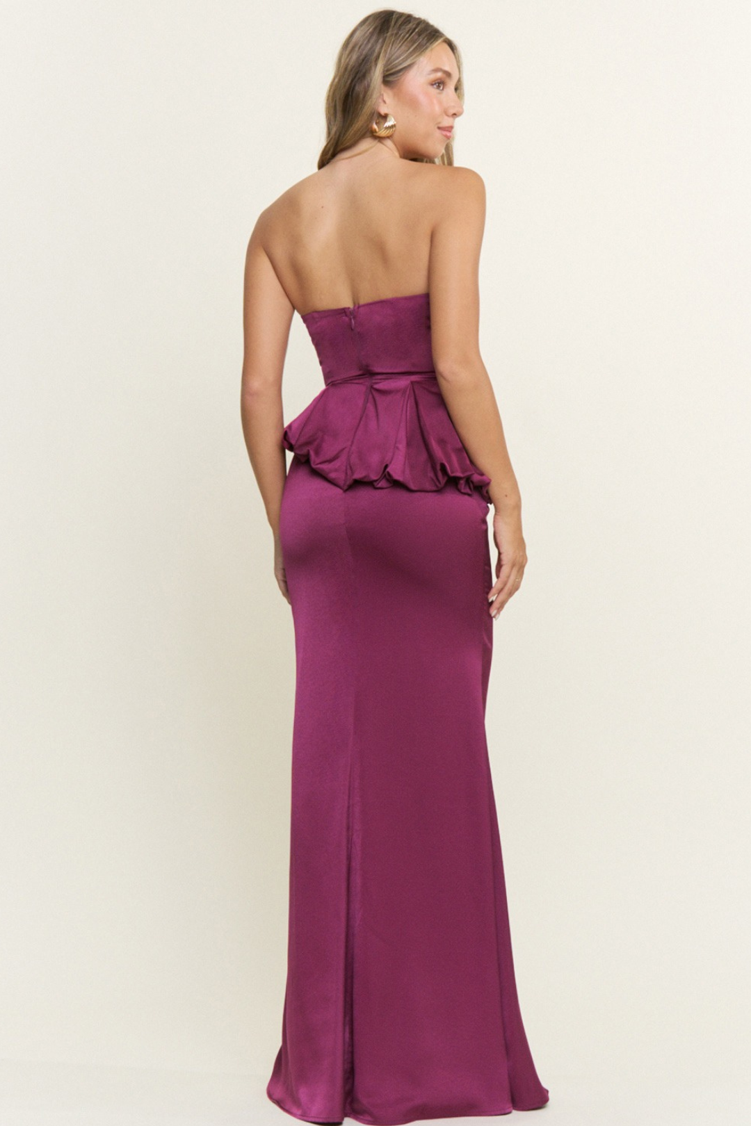 VESTIDOS ESTELLE MAXI PLUM