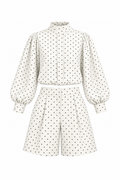 SET POLKA DOT VALENTINA IVORY