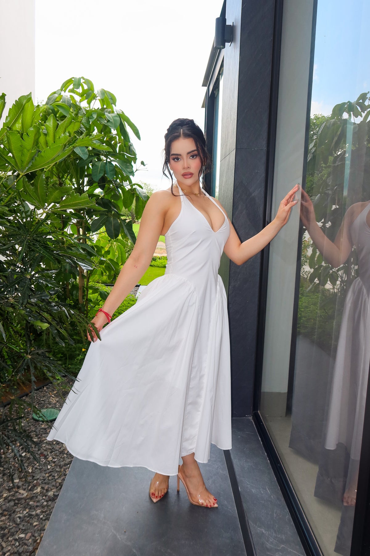 VESTIDO MIDI VICTORIA BLANCO