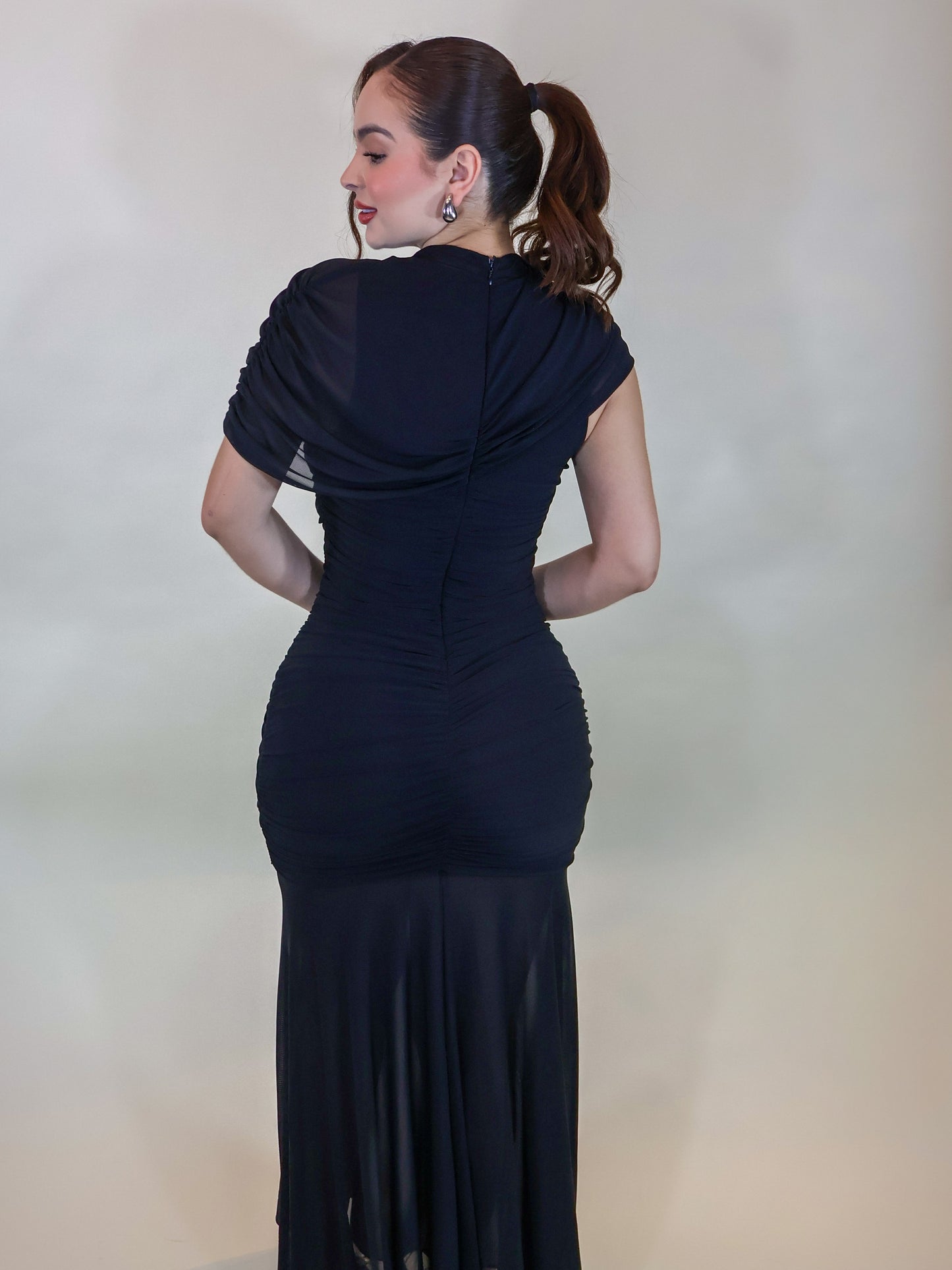 VESTIDO MARISON MAXI NEGRO