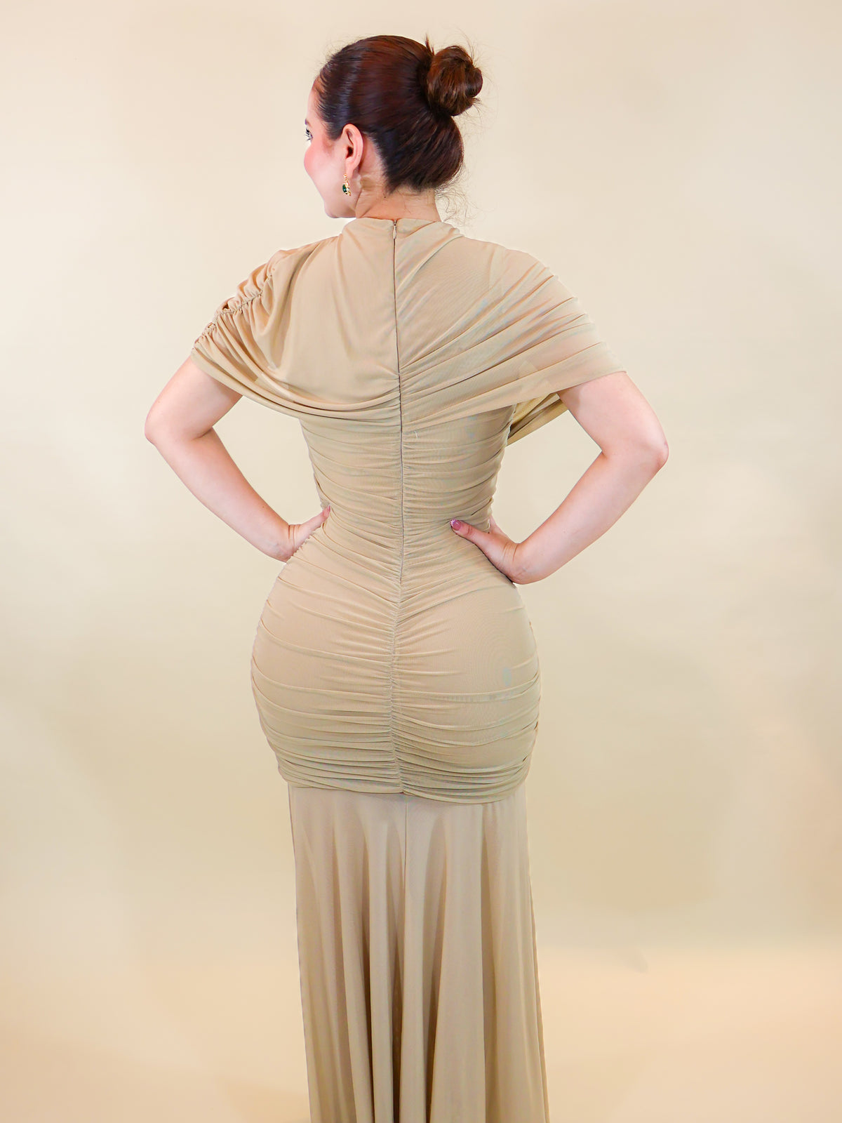 VESTIDO MARISON MAXI SAND