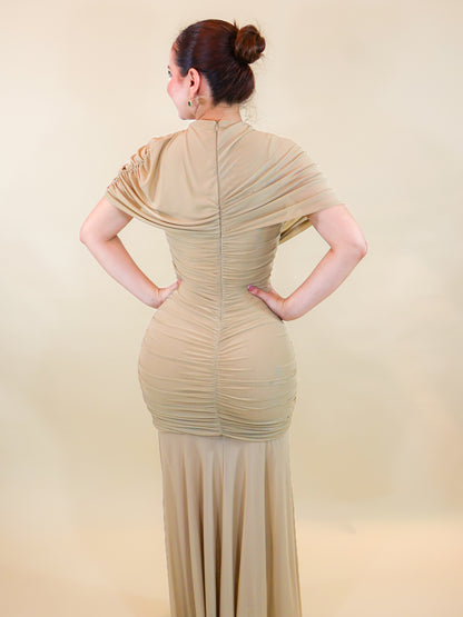 VESTIDO MARISON MAXI SAND