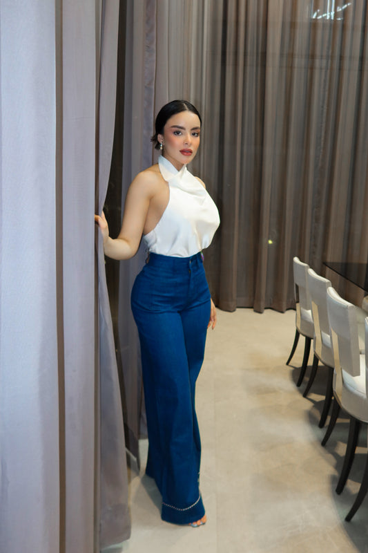PANTALÓN VIBRANT GIA MEZCLILLA