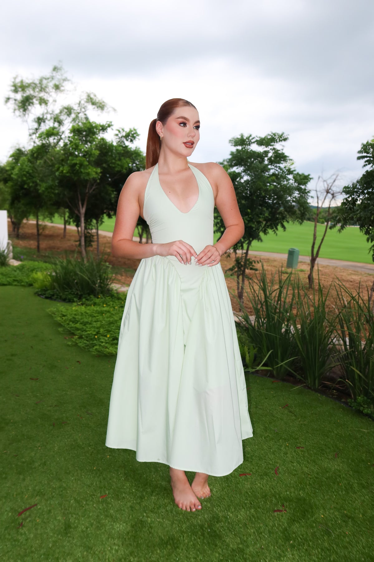 VESTIDO MINT VICTORIA ALGODÓN