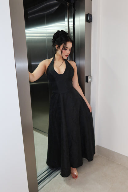 VESTIDO ROSALIND CORSET BLACK