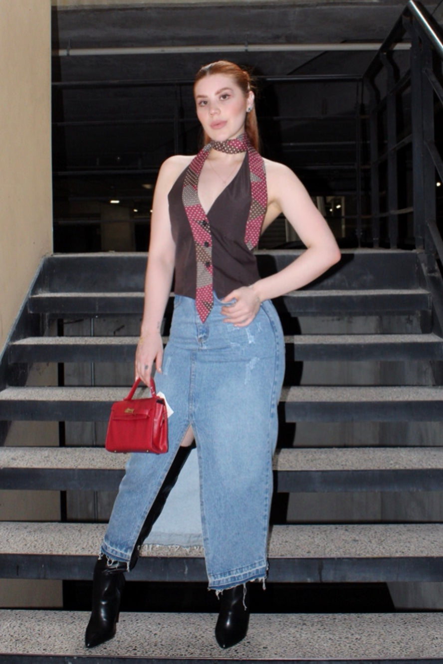 CHALECO CAFÉ JULISSA