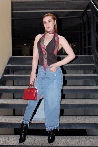 CHALECO CAFÉ JULISSA