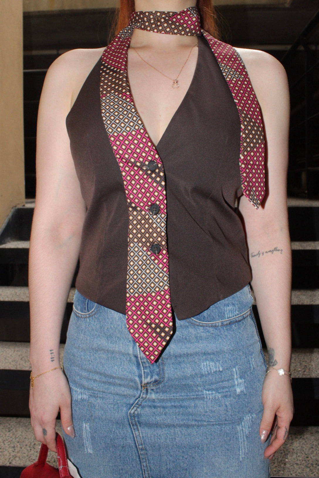 CHALECO CAFÉ JULISSA