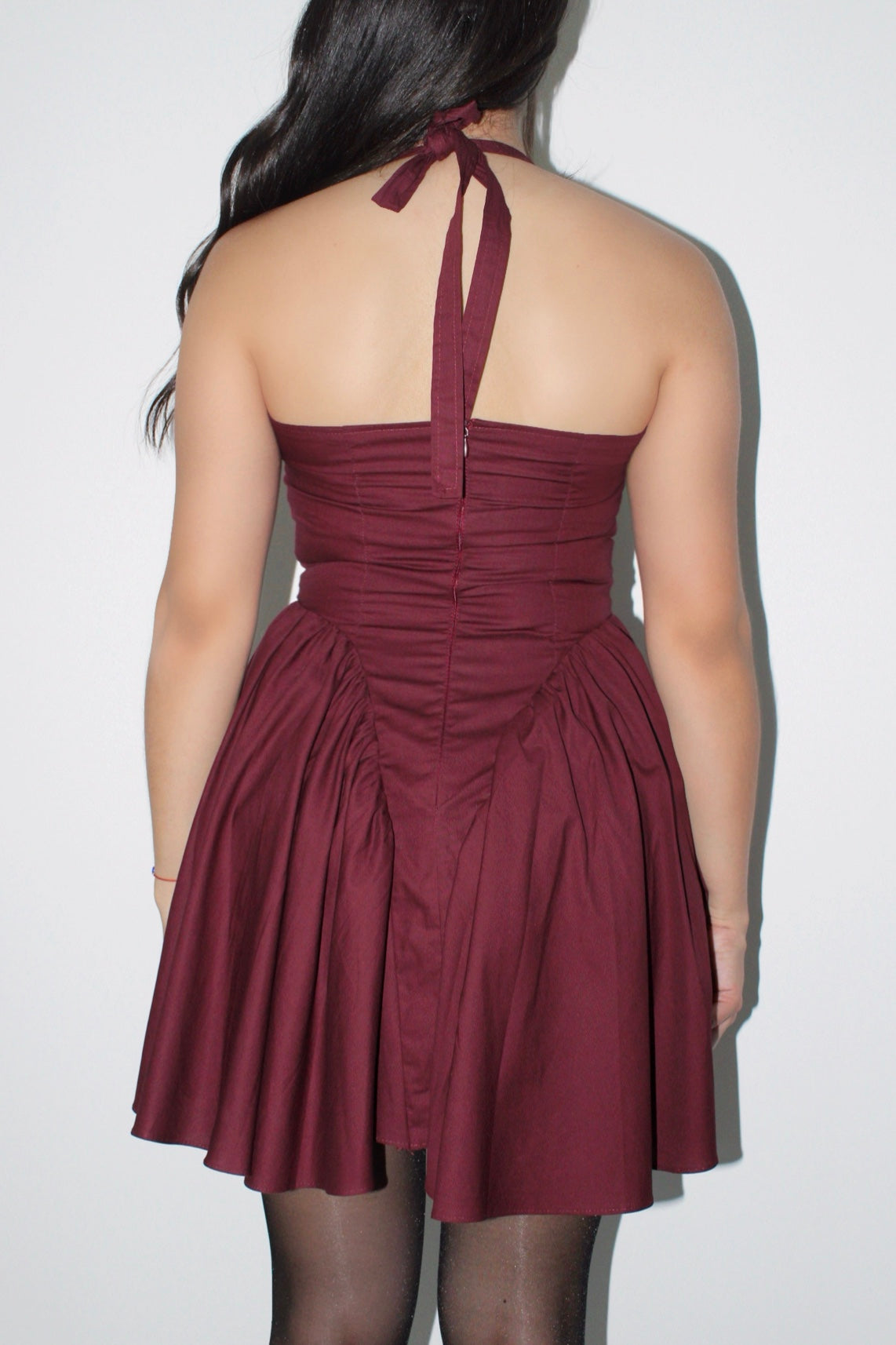 VESTIDO BURGUNDY NAOMI