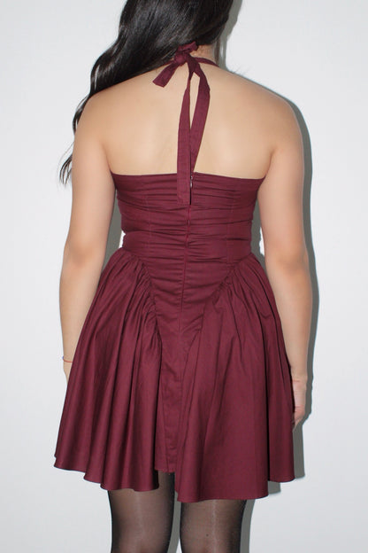 VESTIDO BURGUNDY NAOMI