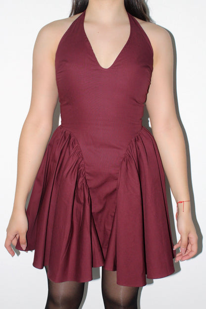 VESTIDO BURGUNDY NAOMI