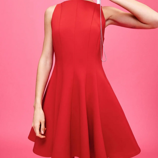 VESTIDO MINI KARLA ROJO