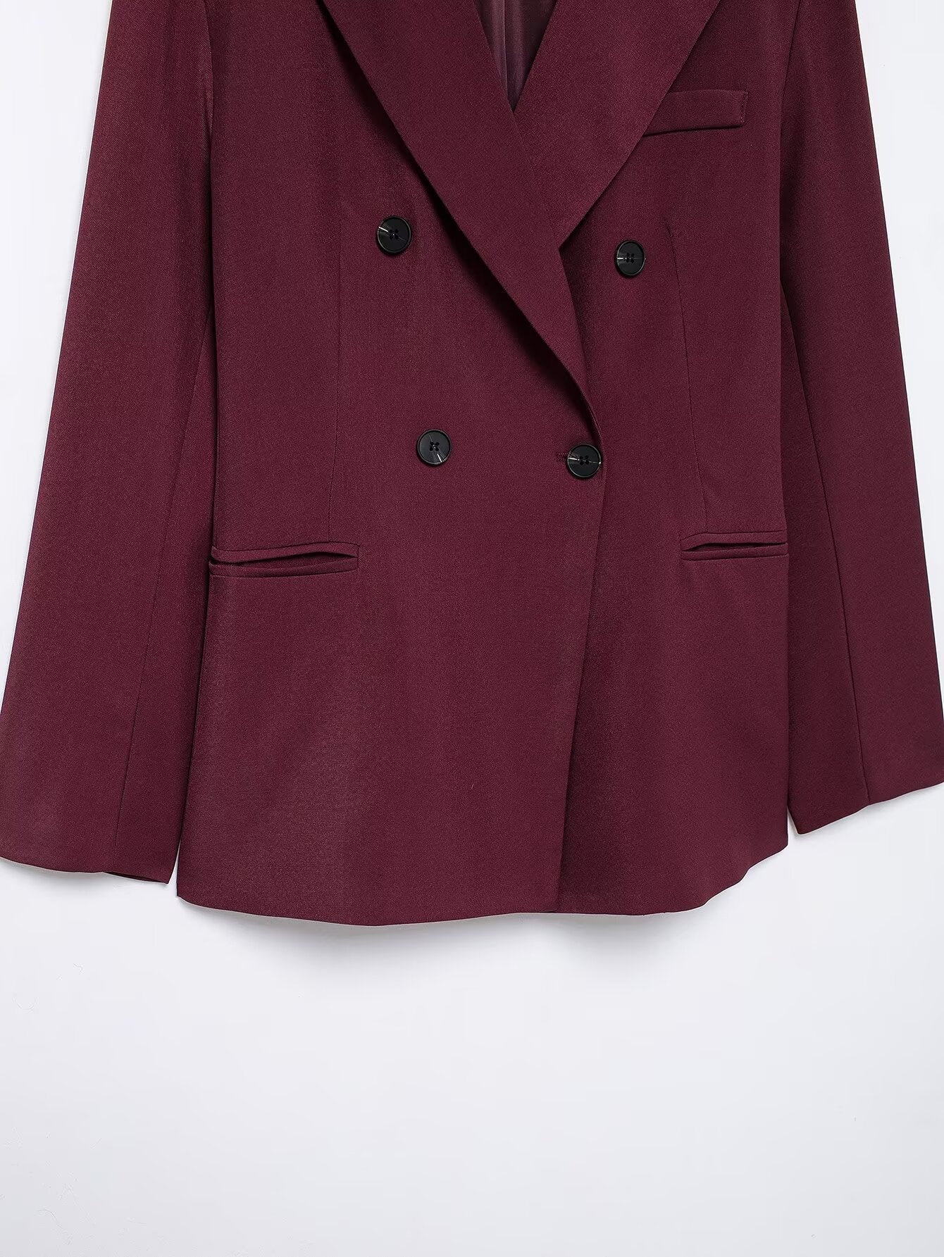 CONJUNTO BLAZER+PANTALON DE VESTIR GUINDA