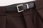 CONJUNTO CAFÉ CHALECO +  PANTALÓN