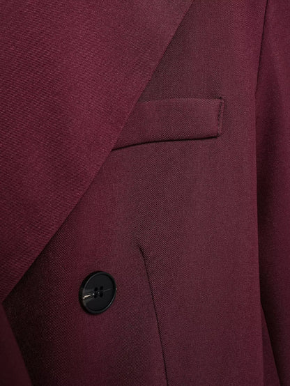 CONJUNTO BLAZER+PANTALON DE VESTIR GUINDA