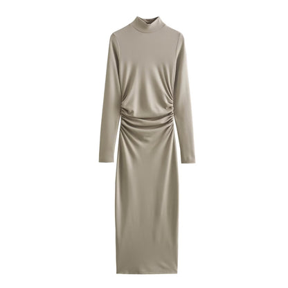 VESTIDO  LARGO NUDE