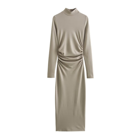 VESTIDO  LARGO NUDE