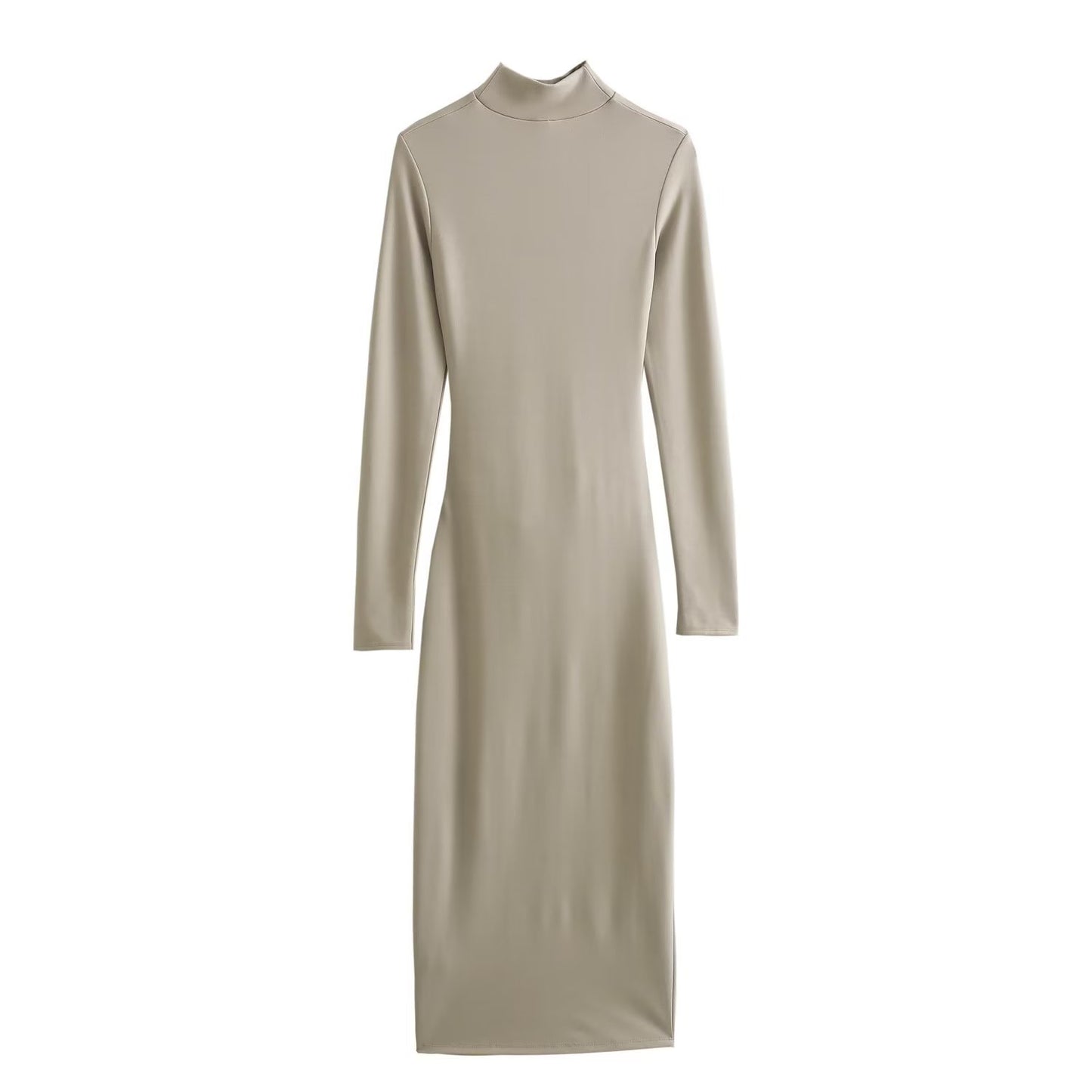 VESTIDO  LARGO NUDE