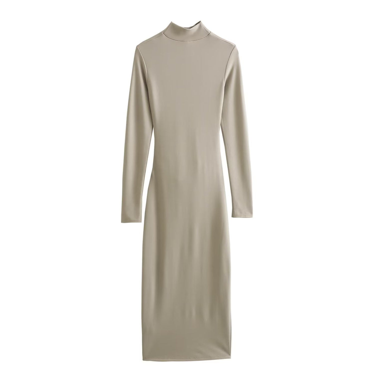 VESTIDO  LARGO NUDE