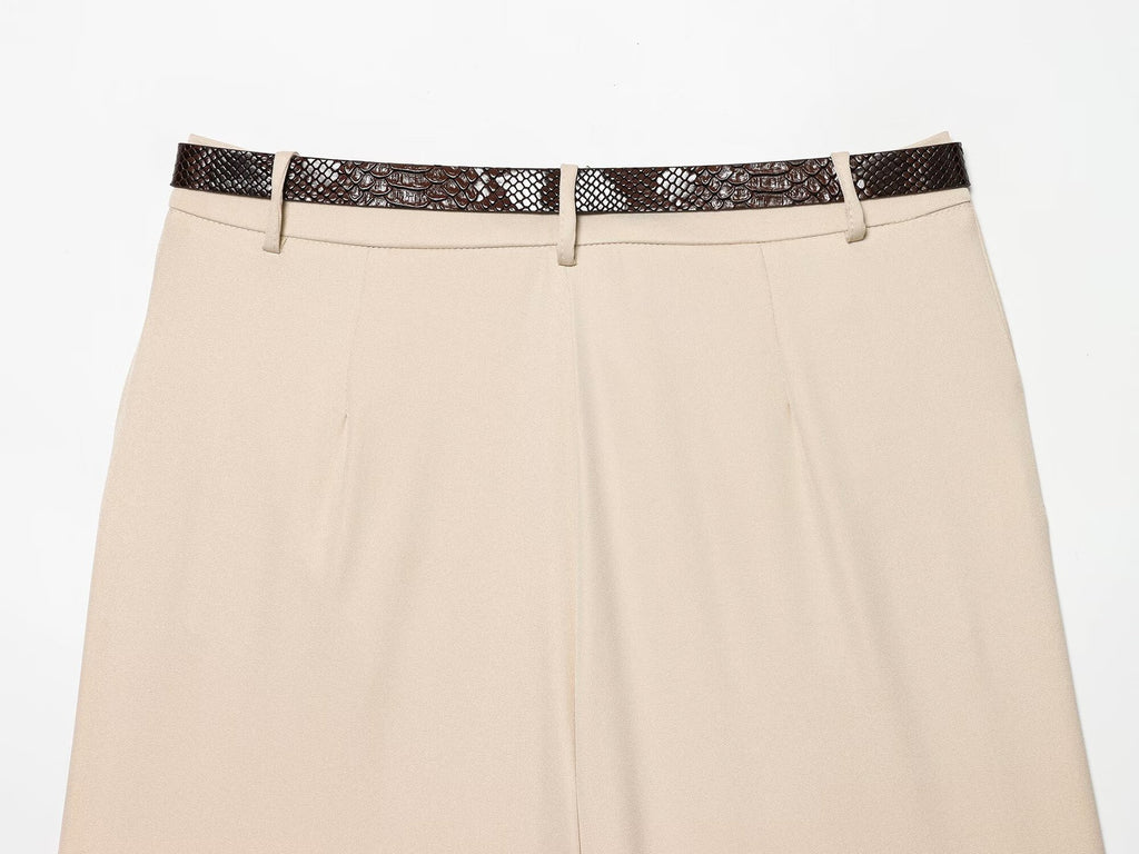 SHORT APRICOT CON CINTO