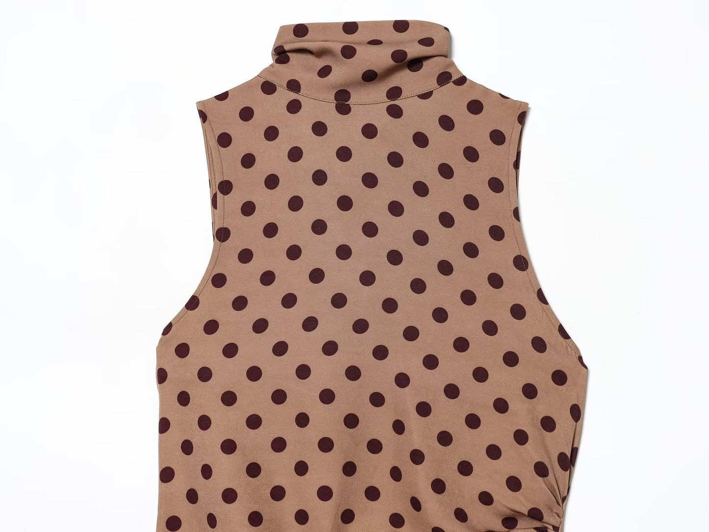 VESTIDO KENDALL POLKA DOT CAFÉ