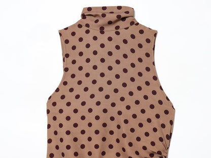 VESTIDO KENDALL POLKA DOT CAFÉ
