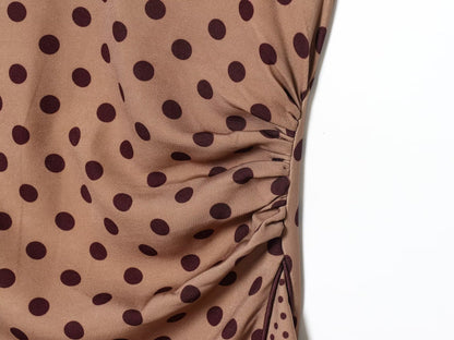 VESTIDO KENDALL POLKA DOT CAFÉ
