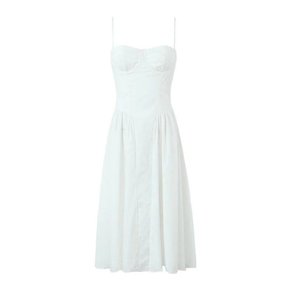 SCARLETT DRESS MIDI BLANCO