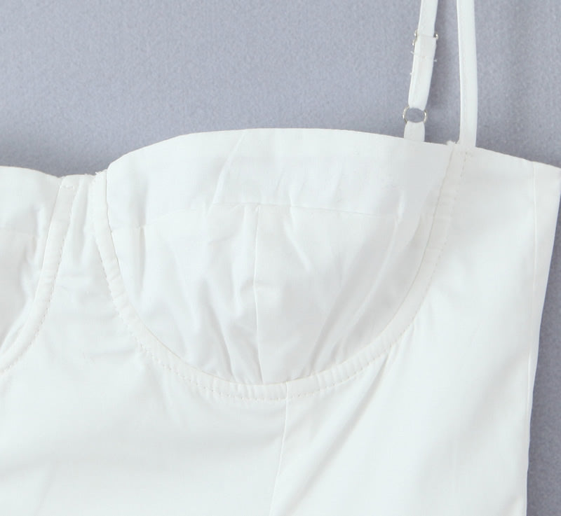 SCARLETT DRESS MIDI BLANCO