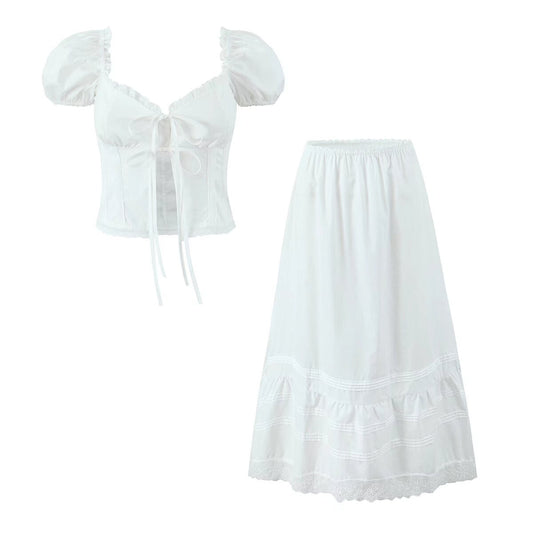 CONJUNTO SECRET GARDEN WHITE