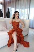 VESTIDO MAXI JADE TERRACOTA