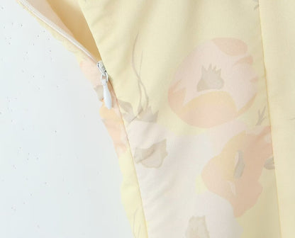 VESTIDO MINI MAGNOLIA BLOOM AMARILLO