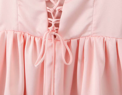 VESTIDO MINI APRIL PINK