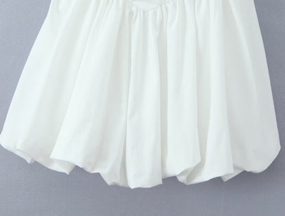 VESTIDO MINI CELESTE CORSET WHITE