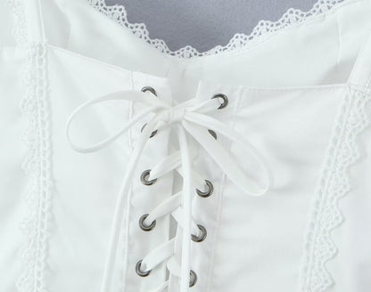 VESTIDO MINI CELESTE CORSET BLACK