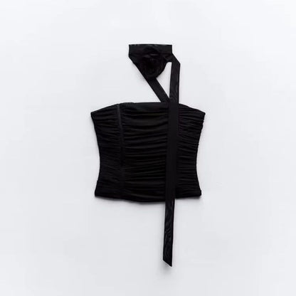CORSET MESH CON FLOR