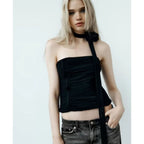 CORSET MESH CON FLOR