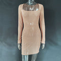VESTIDO CORTO CON PIEDRAS