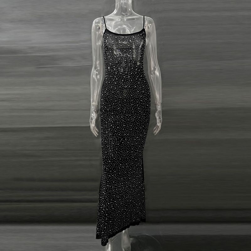 VESTIDO TIRANTES CON PIEDRAS