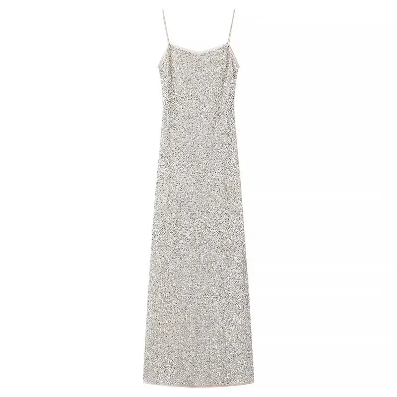 VESTIDO TIRANTE LENTEJUELA