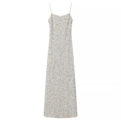 VESTIDO TIRANTE LENTEJUELA