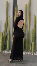 VESTIDO ESCOTE EN ESPALDA