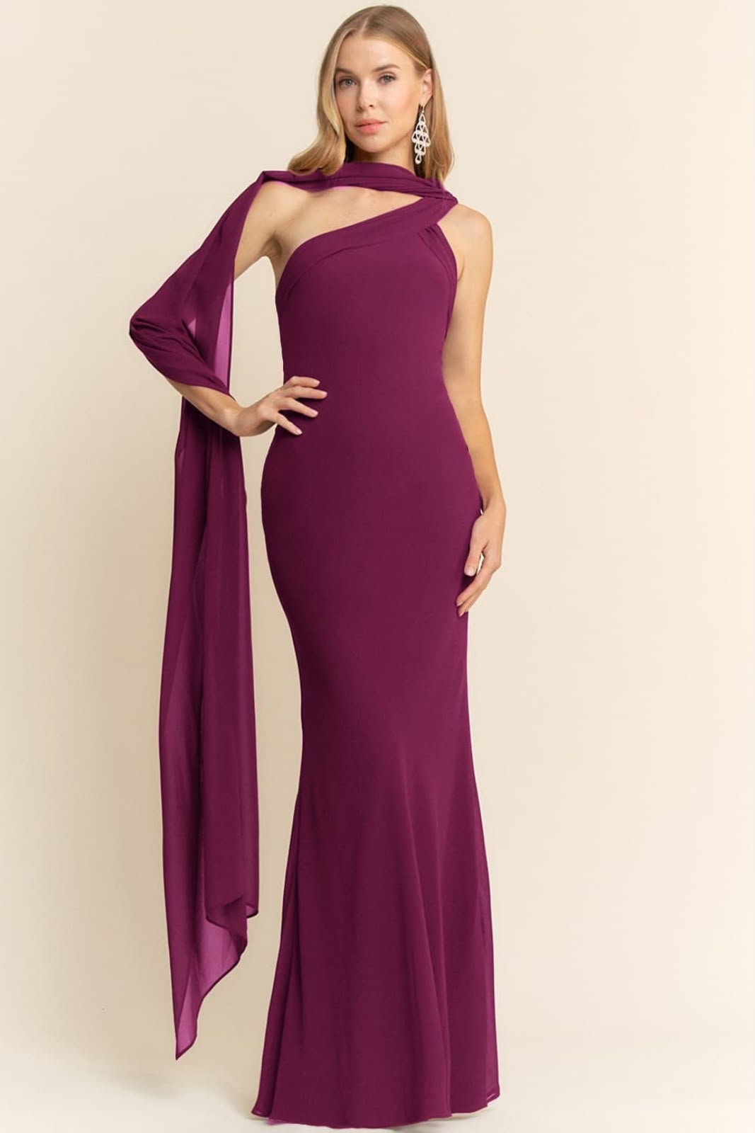 VESTIDO BELLAIRE TINTO MAXI