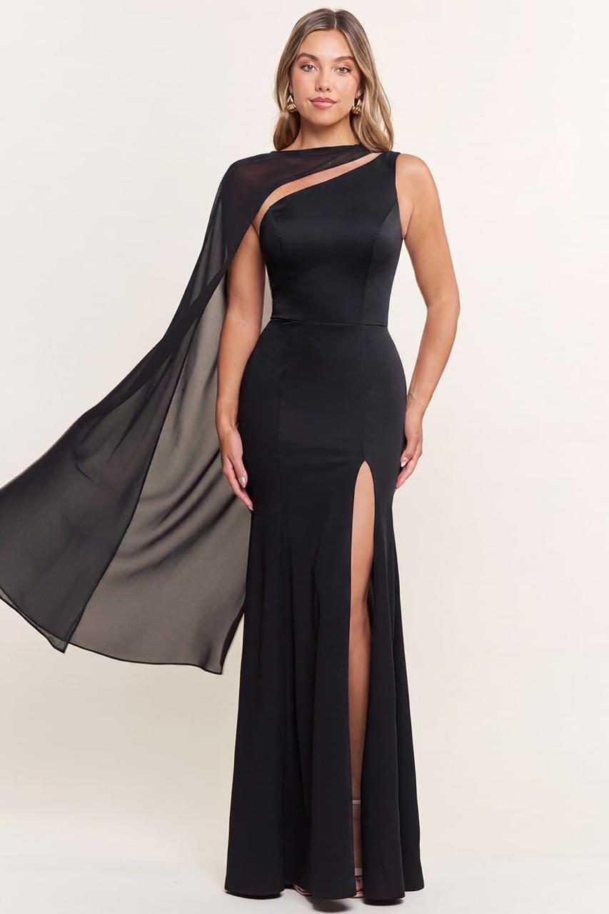 VESTIDO VELISSE NEGRO MAXI
