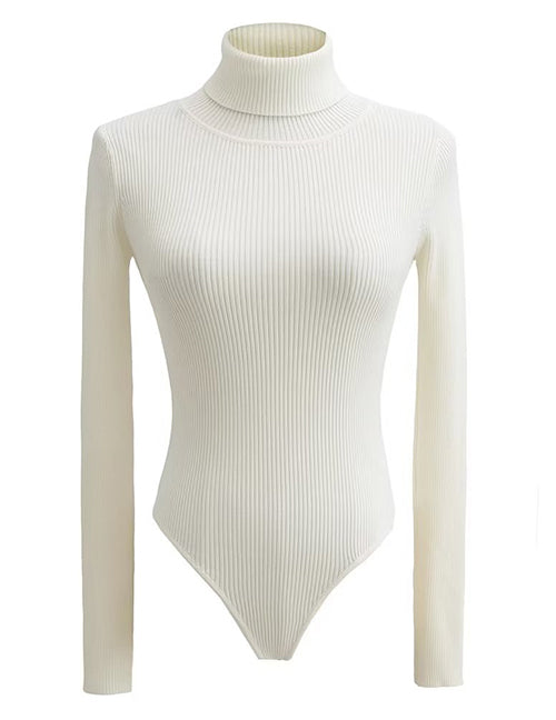 BODY LIA BLANCO HUESO CON CUELLO