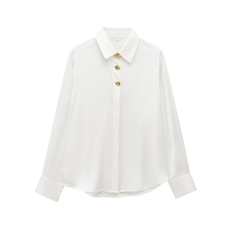 CAMISA BLANCA SATIN SILVIA