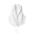 CHALECO BLANCO BOTONES