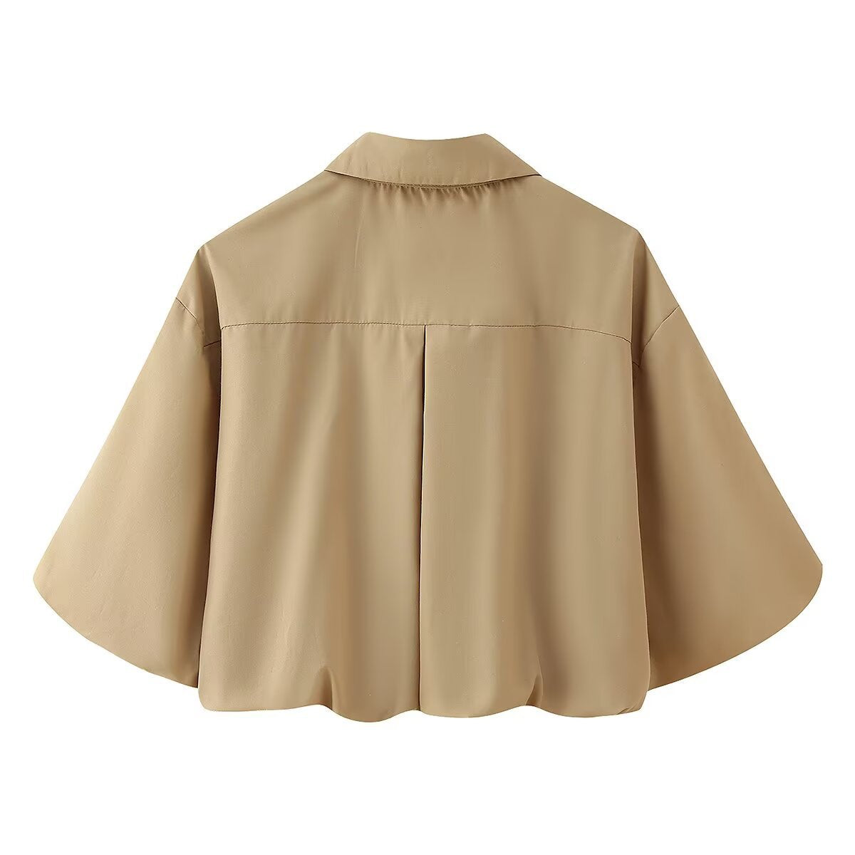 CONJUNTO MILA CAFÉ BLUSA + FALDA