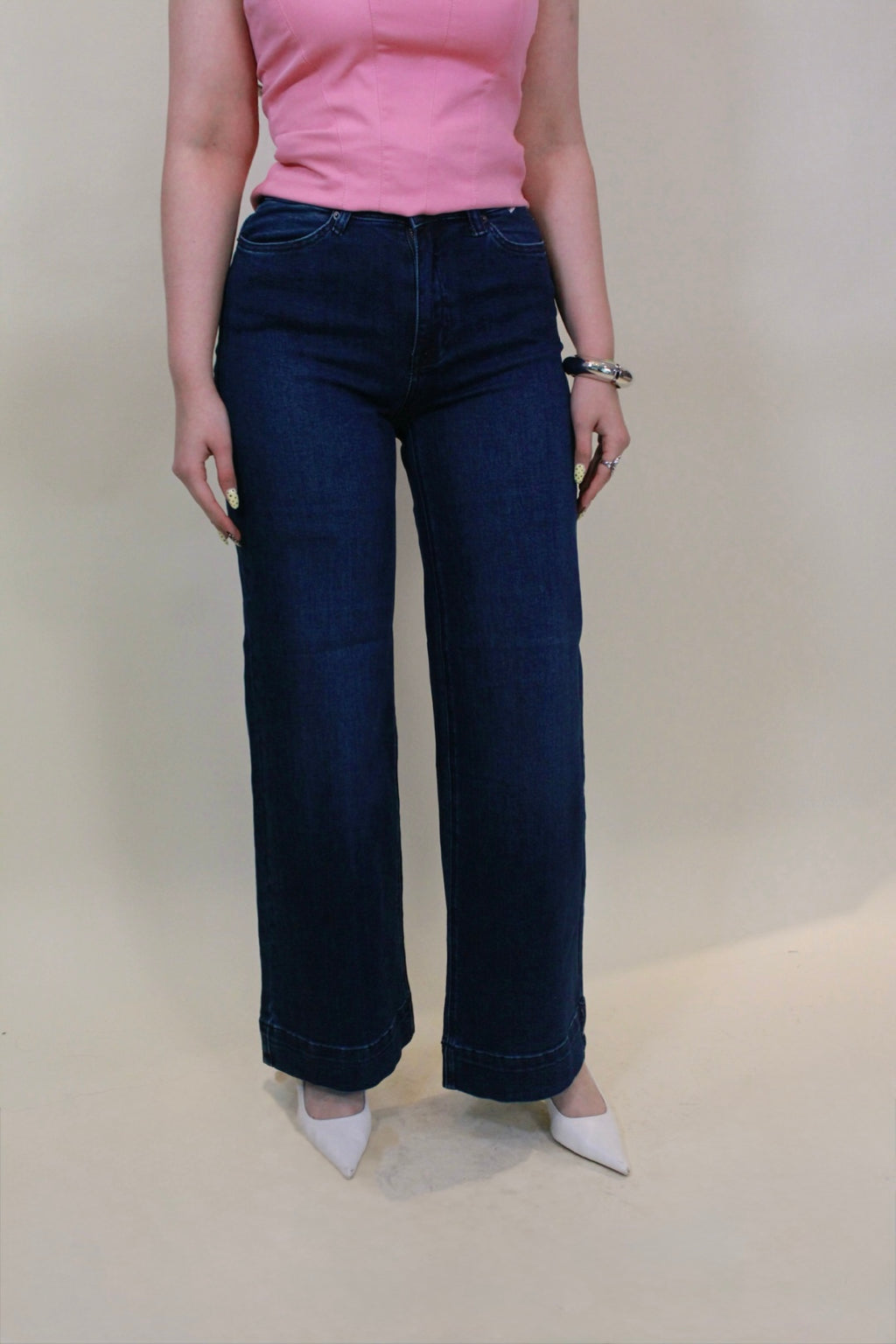 PANTALÓN VIBRANT LIVIA MEZCLILLA DARK STONE
