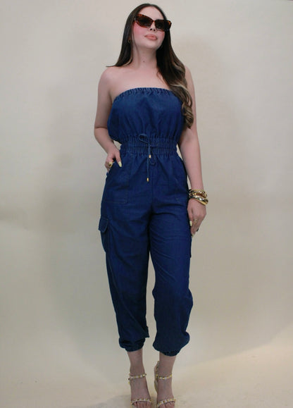 JUMPSUIT STEHELLA MEZCLILLA